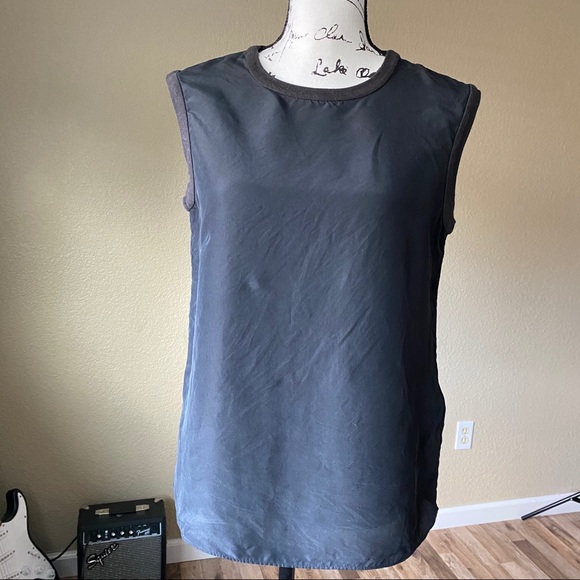 kate spade Tops - Kate Spade Saturday Top Silk Black Sleeveless S